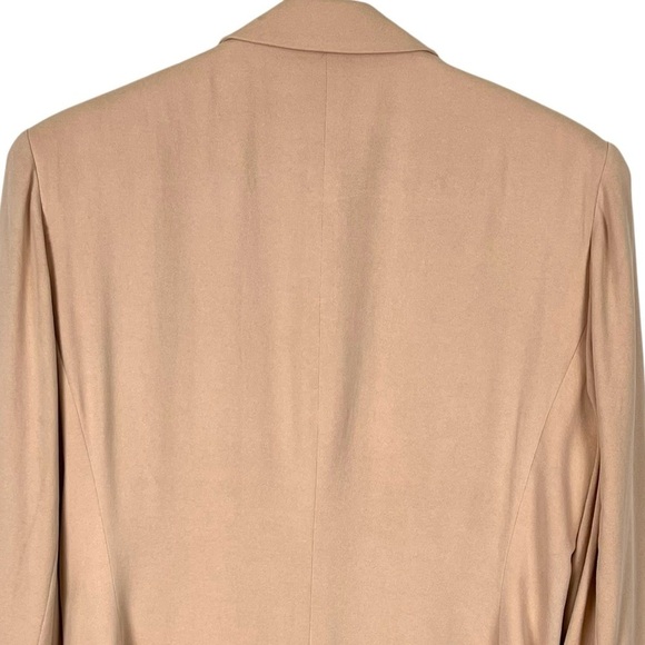 Rena Rowen 100% Silk Spring & Summer Career Long-Line Blazer Size 6 - Picture 4 of 12